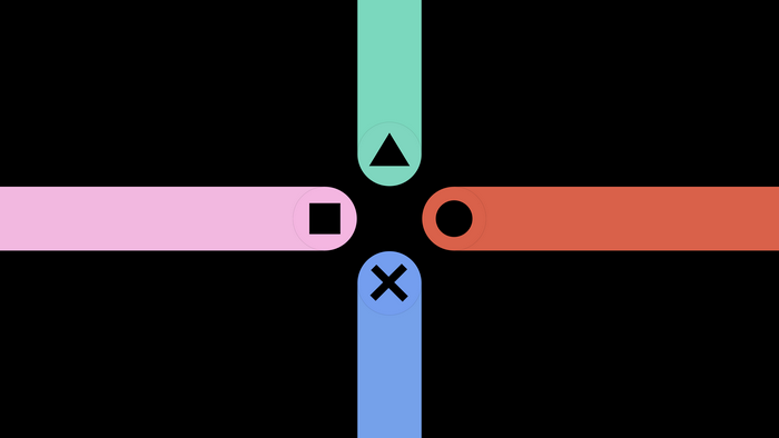 PlayStation Symbols Minimalist 4K