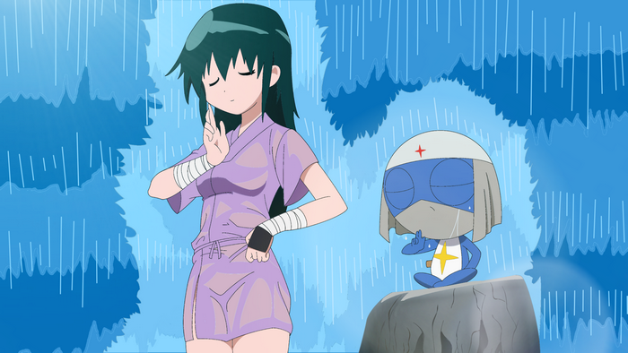 Dororo and Koyuki in the Rain