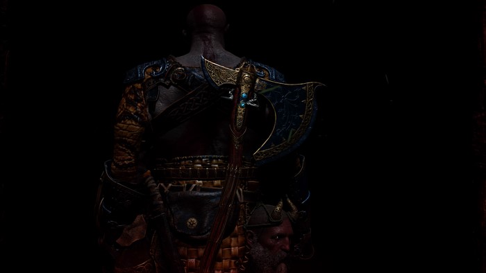 Kratos from God of War with Leviathan Axe