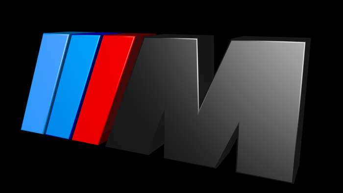 BMW M logo 3D CGI