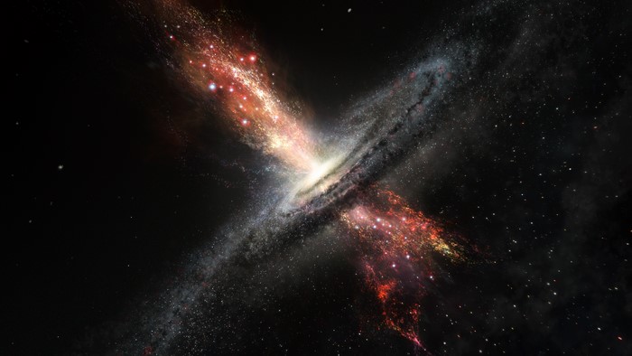 4K Black Hole Galaxy Destruction Artwork