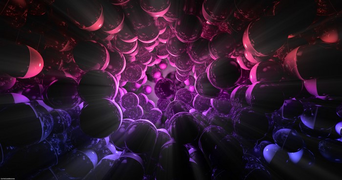 4K 3D Abstract Spheres
