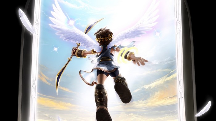 Pit from Kid Icarus with wings and bow
