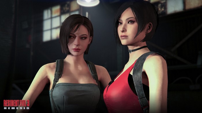 Jill Valentine and Ada Wong from Resident Evil 3 Nemesis