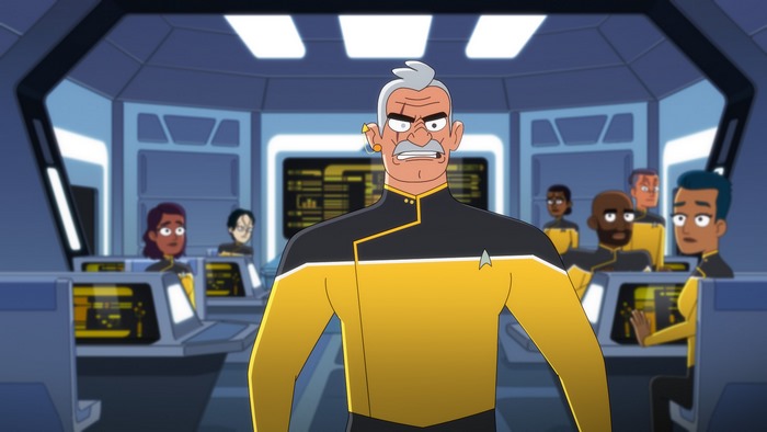 Star Trek: Lower Decks Shaxs on the Bridge