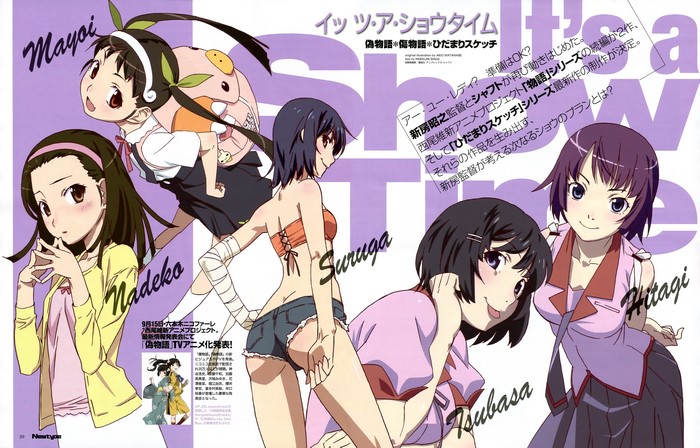 Monogatari Series Characters Showtime