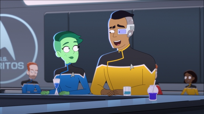 Star Trek: Lower Decks - D'Vana Tendi and Sam Rutherford