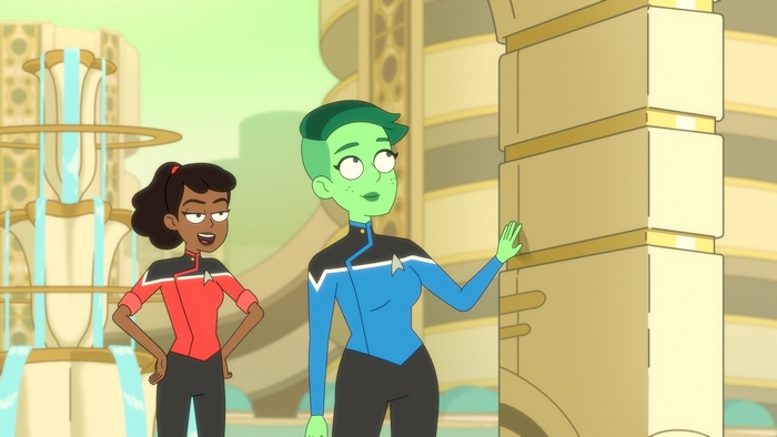 Star Trek: Lower Decks D'Vana Tendi and Beckett Mariner
