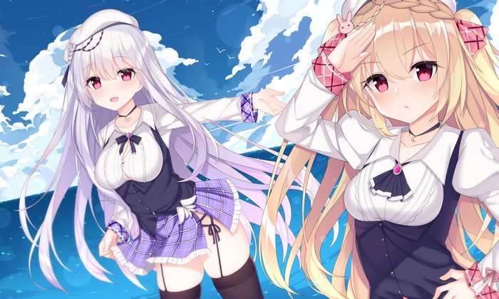 Crescent and Cygnet from Azur Lane