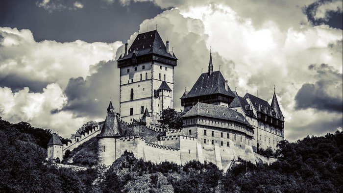 Karlštejn Castle in the Czech Republic