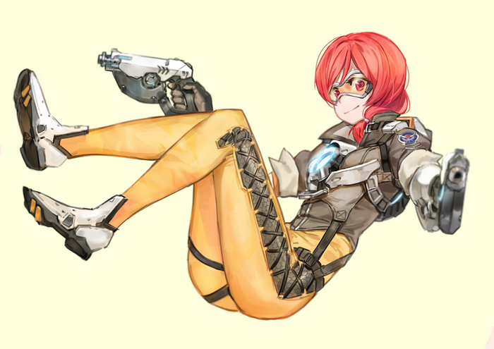 Nishikino Maki as Tracer from Overwatch