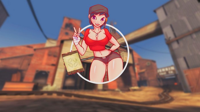Scout from Team Fortress 2 anime art