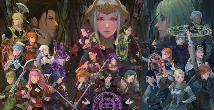 Fire Emblem: Three Houses Characters Artwork