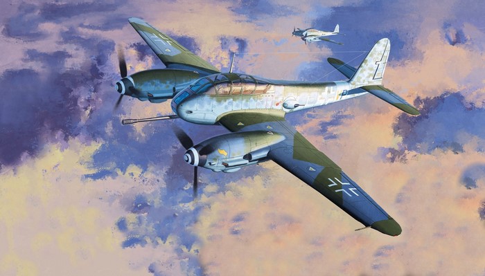 Messerschmitt Me 410 aircraft in flight