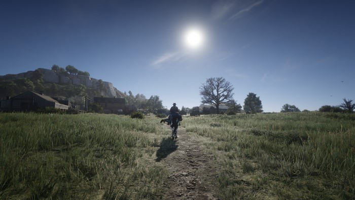 Red Dead Redemption 2: Man carrying woman on horseback