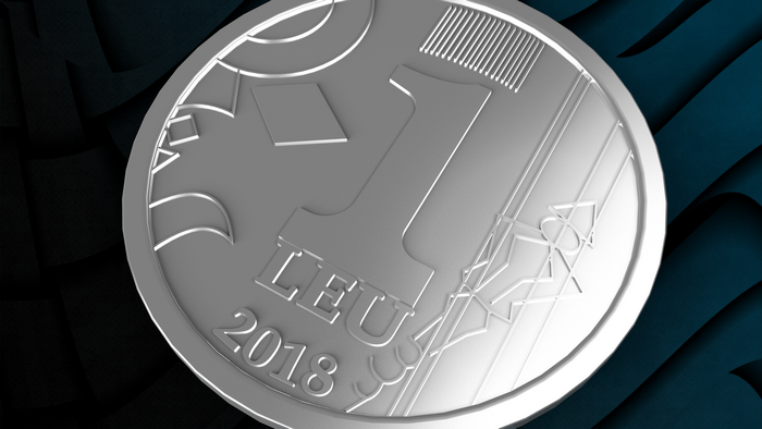1 Leu coin 2018 CGI