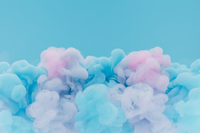 Abstract Blue and Pink Smoke 4K