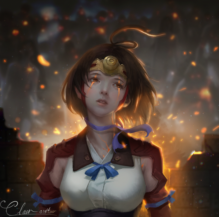 Mumei from Koutetsujou no Kabaneri fan art