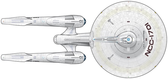 USS Enterprise NCC-1701 from Star Trek