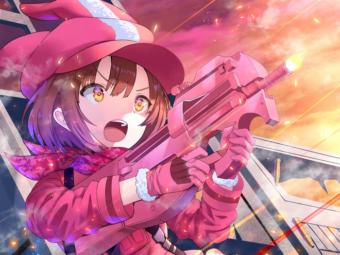 Llen from Sword Art Online Alternative: Gun Gale Online