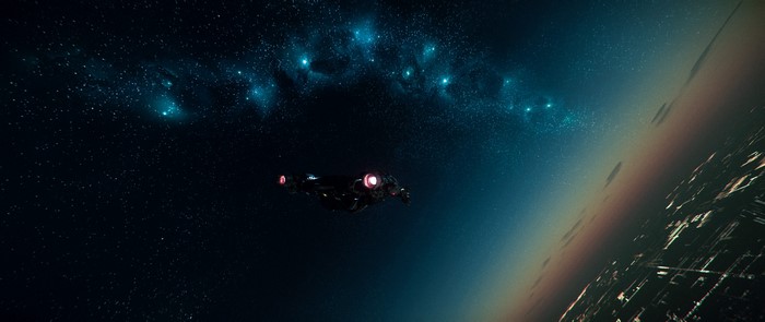 Star Citizen, screen shot, planet, space, spaceship, Ultra Settings ...