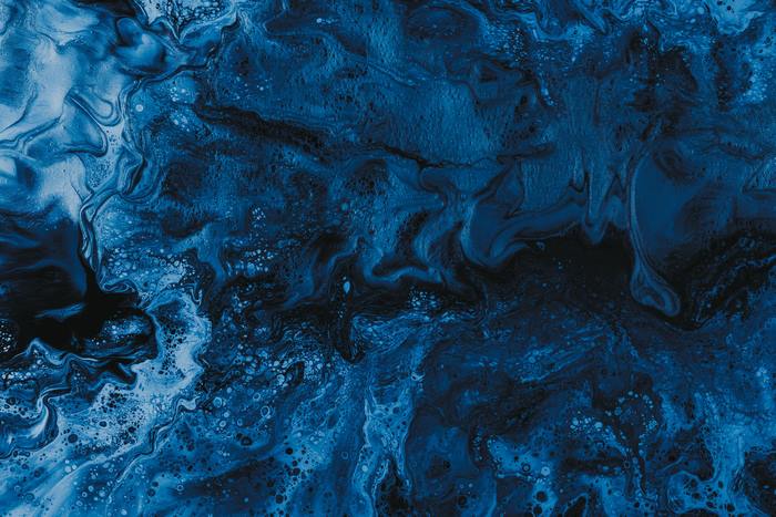 Abstract Blue Swirls 4K