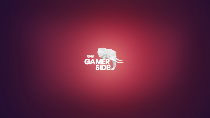 Super Gamer Side logo with abstract elephant