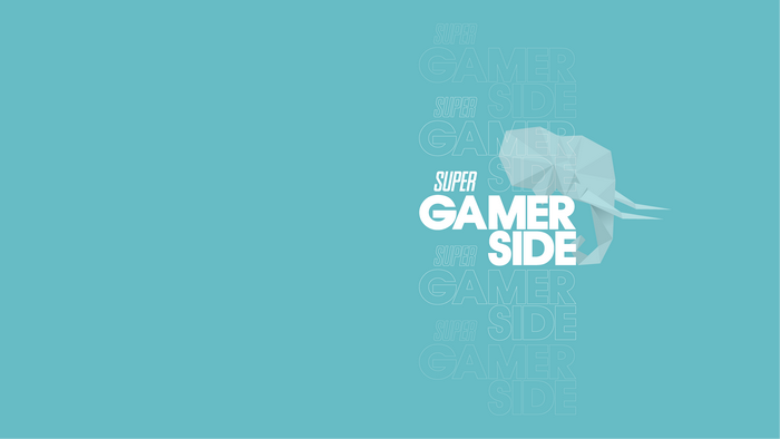 Super Gamer Side logo with elephant
