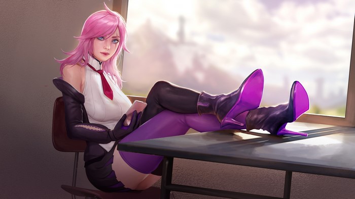 Katarina from League of Legends in Digital Art