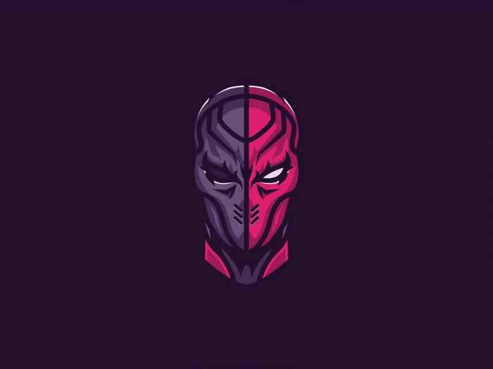 Deathstroke mask logo