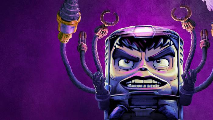 Marvel's M.O.D.O.K. with mechanical arms
