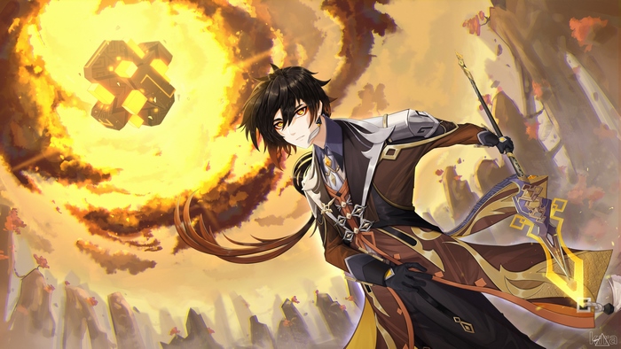 Zhongli (Genshin Impact) 4K