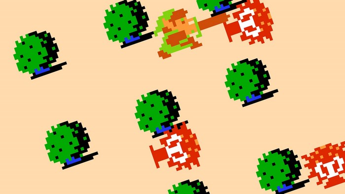 Link from The Legend of Zelda on NES