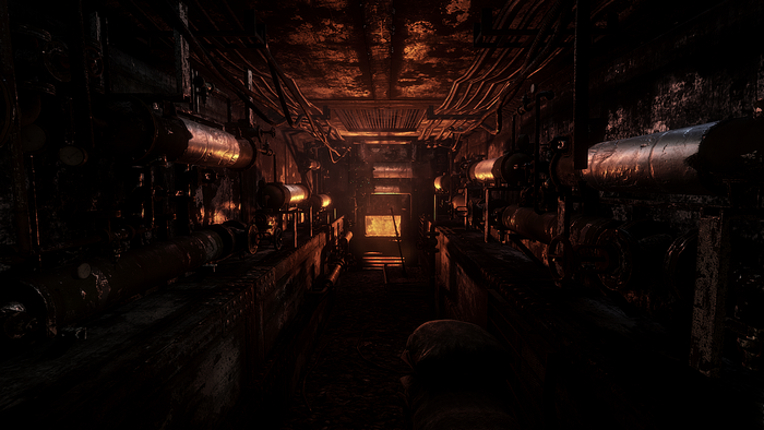 Artyom in Metro Exodus industrial tunnel