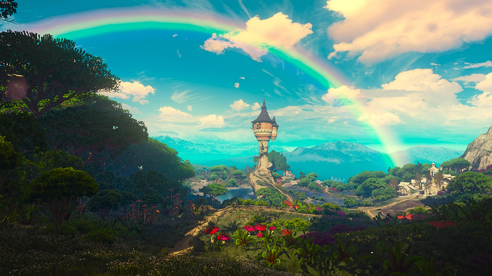 The Witcher 3: Wild Hunt - Blood and Wine fairy tale landscape
