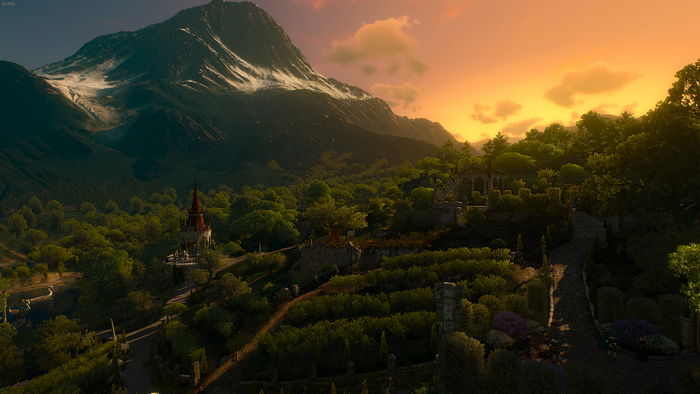 Toussaint landscape from The Witcher 3: Wild Hunt