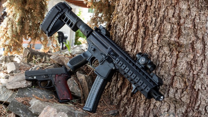 Sig Sauer MPX and P226 pistols