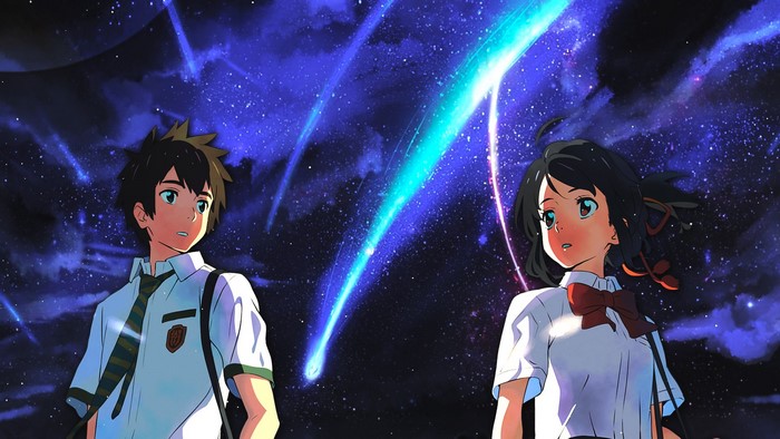 Mitsuha Miyamizu and Taki Tachibana from Kimi no Na Wa