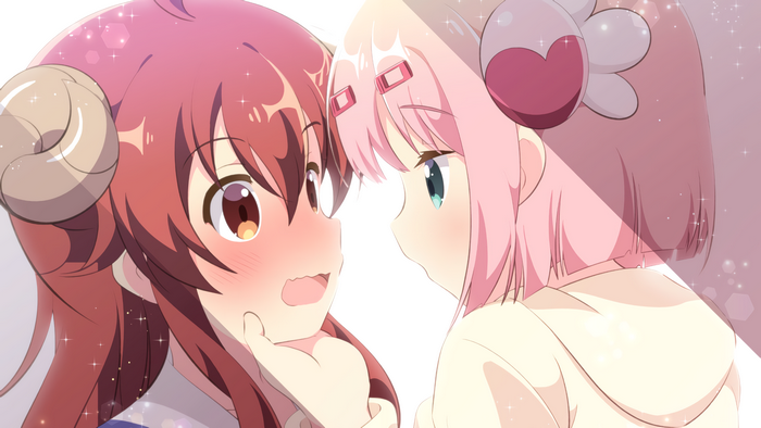 Machikado Mazoku: Yoshida Yuuko and Chiyoda Momo