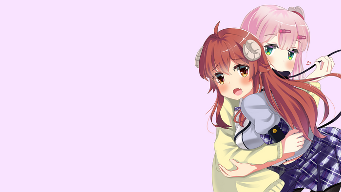 Chiyoda Momo and Yoshida Yuuko from Machikado Mazoku