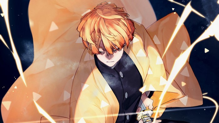 Zenitsu Agatsuma from Kimetsu no Yaiba