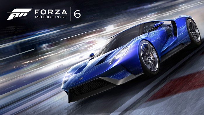 Forza Motorsport 6: Blue Ford GT on Track