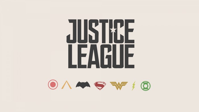 Justice League logos and symbols
