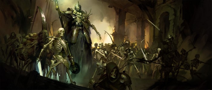 Skeleton King and army from Diablo