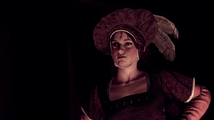 Woman in historical costume from The Witcher 3: Wild Hunt