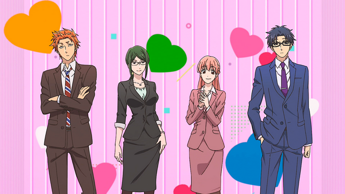 Wotakoi: Love Is Hard for Otaku characters