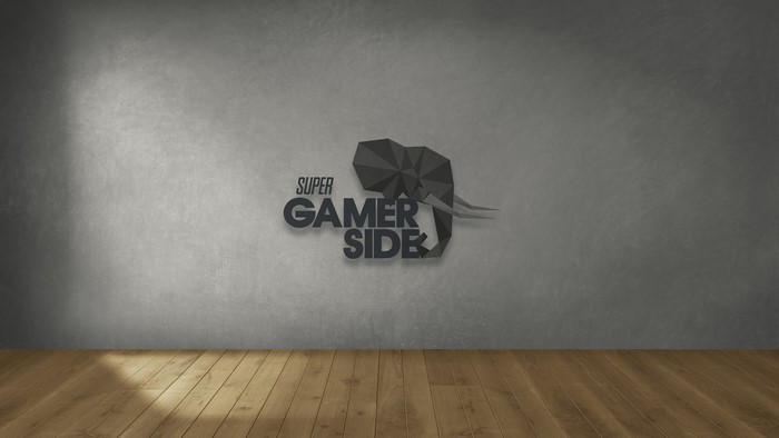 Super Gamer Side logo with elephant
