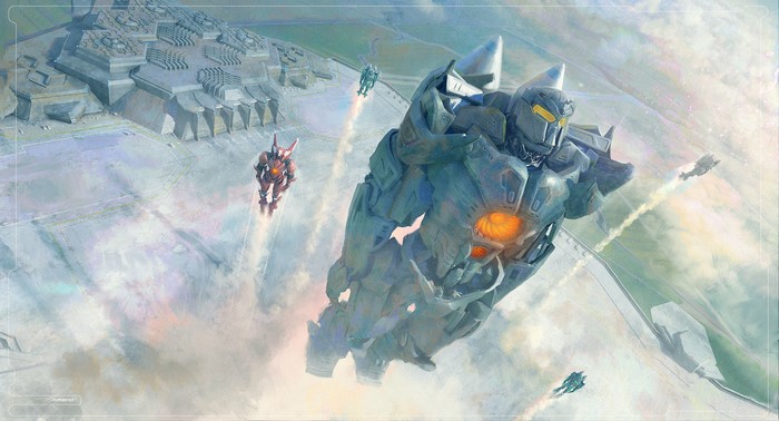 Pacific Rim Jaeger Mech Concept Art