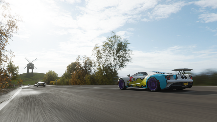 Ford GT with custom livery in Forza Horizon 4