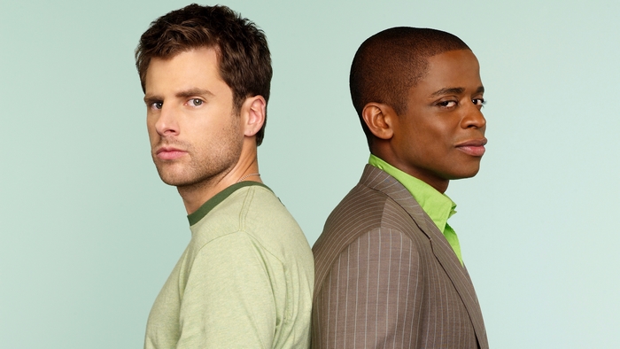 Shawn Spencer and Gus from Psych 4K